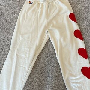 Heart On Leg Aviator Nation Sweatpants